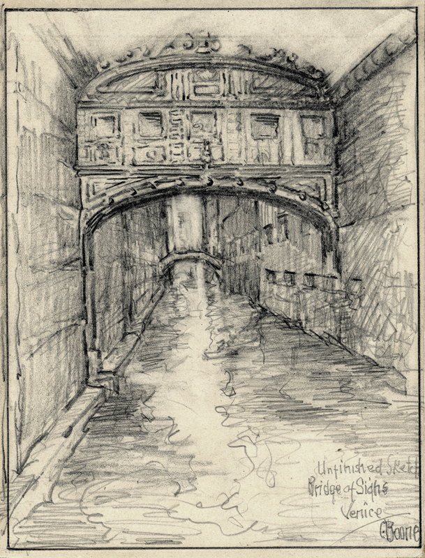 Bridge of Sighs, Venice by Cora May Boone