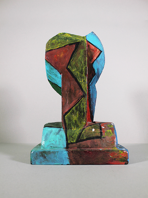 (Untitled Cubist bust) by Italo Scanga