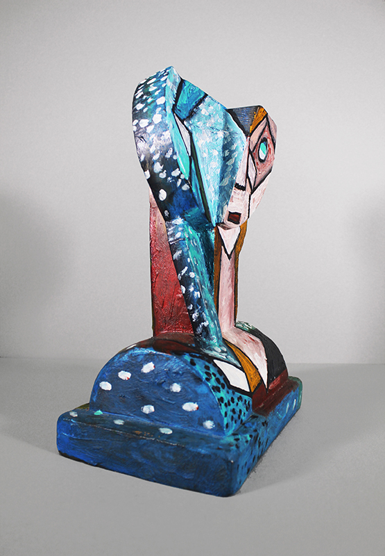 (Untitled Cubist bust) by Italo Scanga