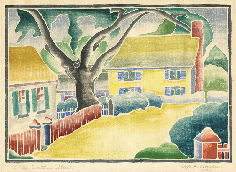 A Provincetown Street by Hope Hazard Voorhees Pfeiffer