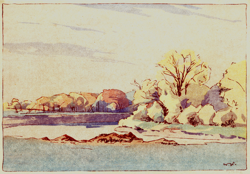 Fall, Assiniboine River by Walter Joseph Phillips