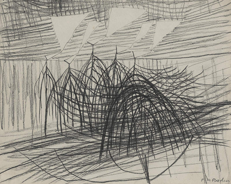 Untitled (abstract landscape) by Pamela Boden