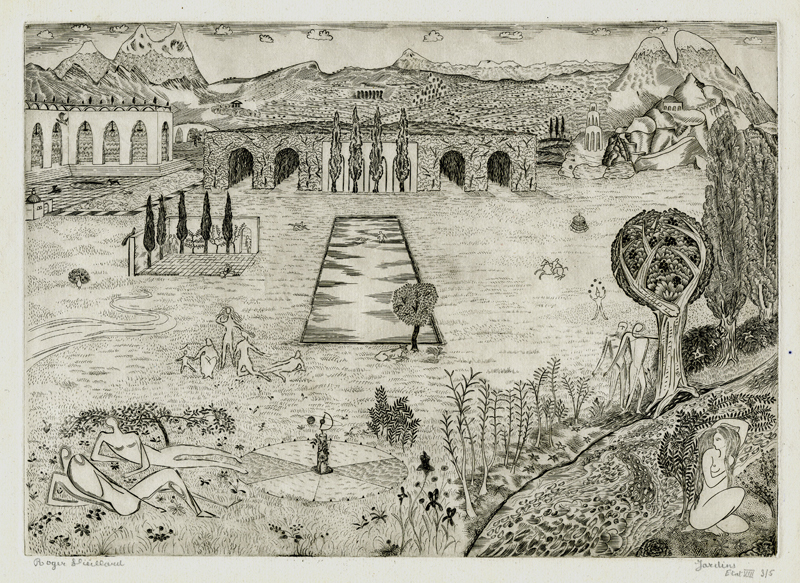Jardins (aka: Prairies heureuses) by Roger Vieillard