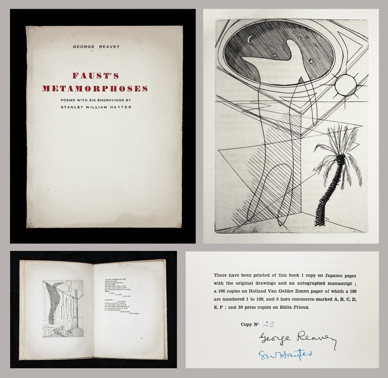 Fausts Metamorphoses - Poems by George Reavy (6 engravings by Hayter) by Stanley William Hayter