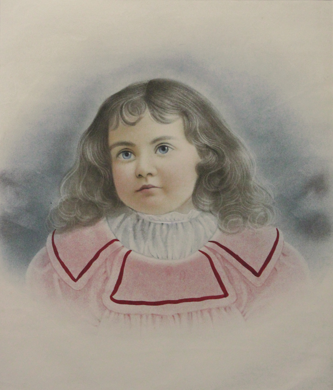 Untitled portrait (girl in pink blouse) by Unidentified Asian