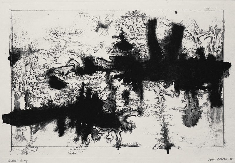 Lithograph 2 by Denis Bowen