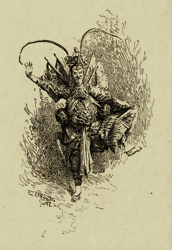 Dancer (from Ten Drawings in Chinatown) by Ernest Clifford Peixotto