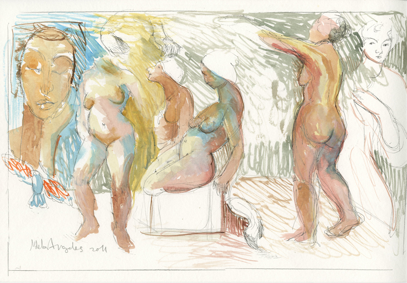 (Nude Women) by Maria de los Angeles