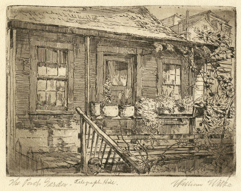 The Porch Garden - Telegraph Hill by William Hancock Wilke