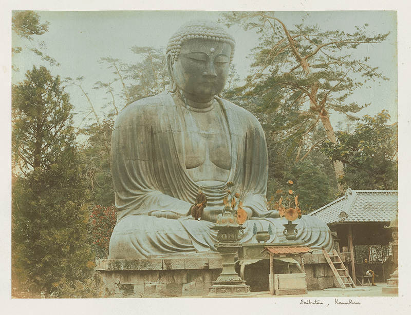 Daibutsu, Kamakura by Kimbei Kusakabe