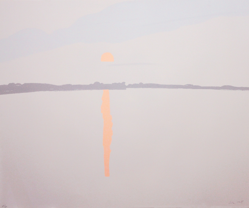 Sunset: Lake Wesserrunsetti by Alex Katz