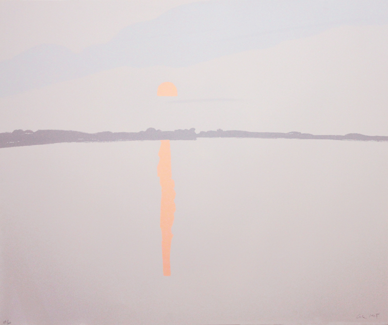 Sunset: Lake Wesserrunsetti by Alex Katz