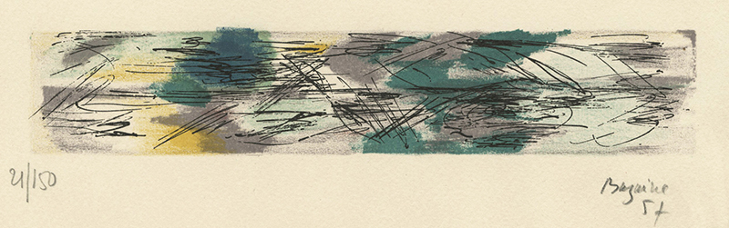 Untitled abstraction by Jean René Bazaine