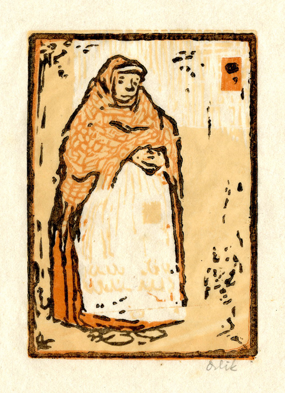 Marktweib  (Market woman) by Emil Orlik