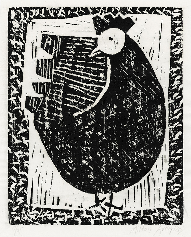 Hen by Milton Clark Avery