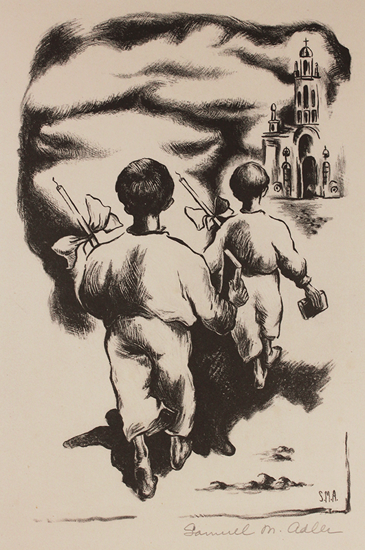 Going to Church by Samuel Adler