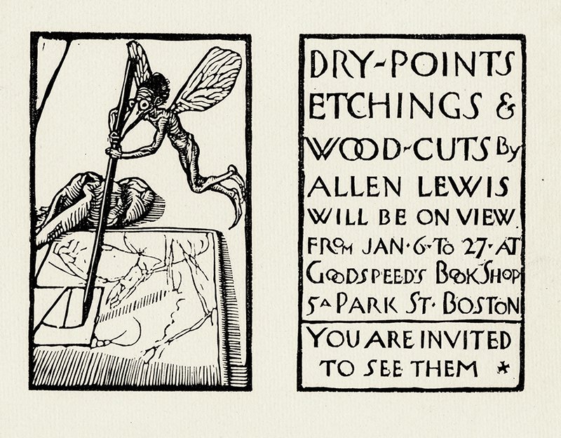 DRY-POINTS ETCHINGS & WOOD-CUTS by Allen Lewis by Allen Lewis