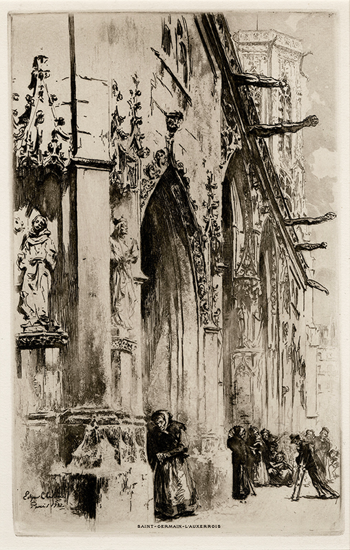 Portal of Saint-Germain-lAuxerrois by Edgar Chahine