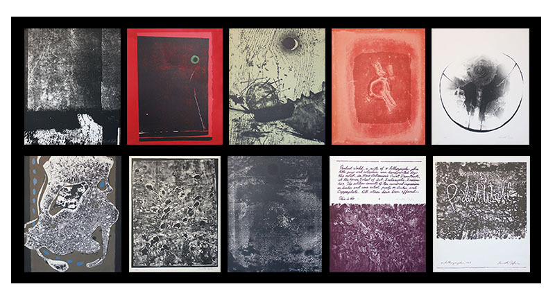 Pendant World (A portfolio of eight lithographs) by Kenneth Tyler