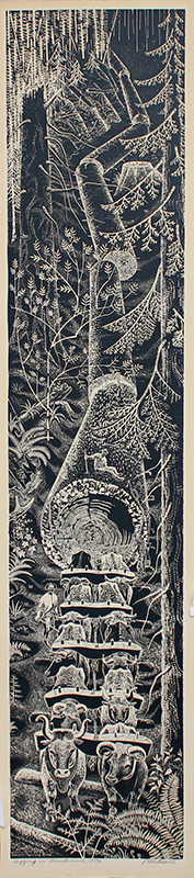 Logging in Mendocino by Emmy Lou Packard