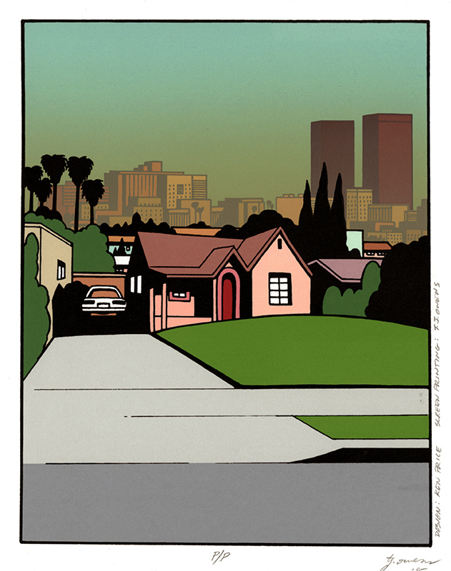 (Los Angeles smog) from Heat Wave by Charles Bukowski) by Kenneth Price