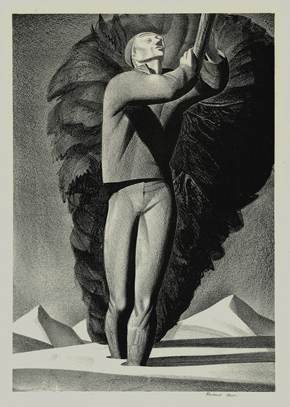 Bringing Home the Christmas Tree by Rockwell Kent