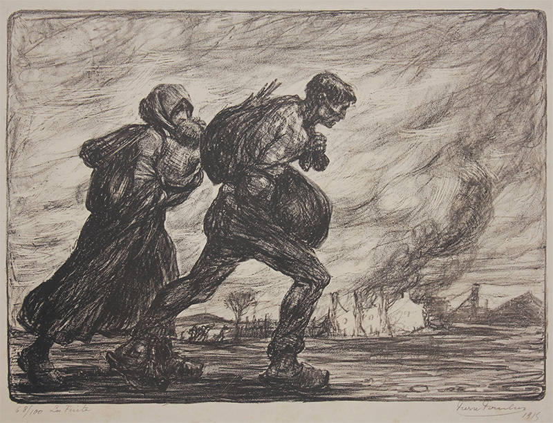 La Fuite (The Flight) by Pierre Paulus De Chatelet