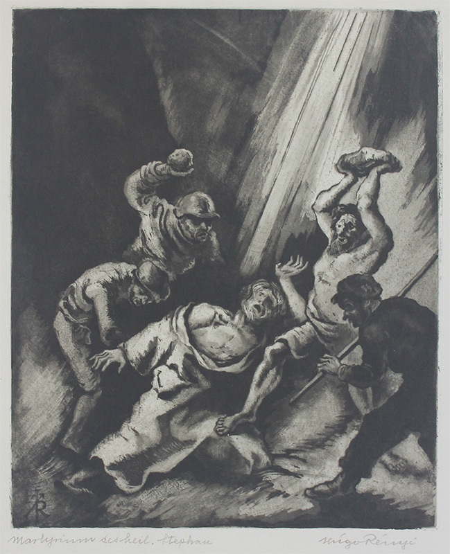 Martyrium des Heiligen Stephan (the Martyrdom St. Stephen) by Hugo Renye