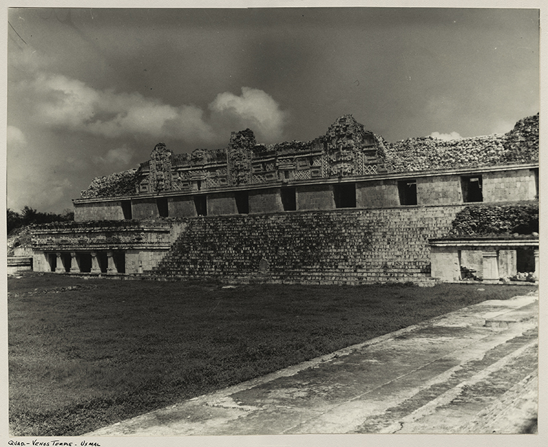 Quad. - Venos Temple - Uxmal by Gordon Nicolson