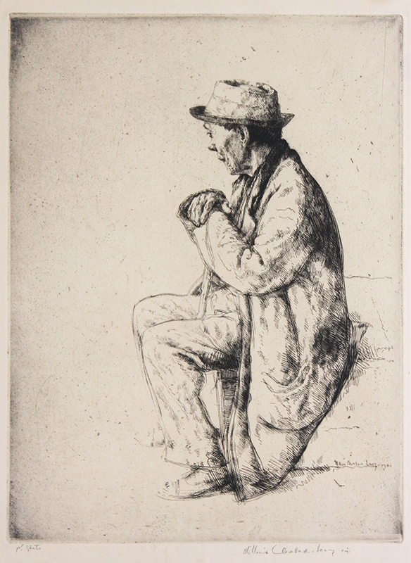 Marchand dHabits (Clothes Vendor) by William Auerbach-Levy