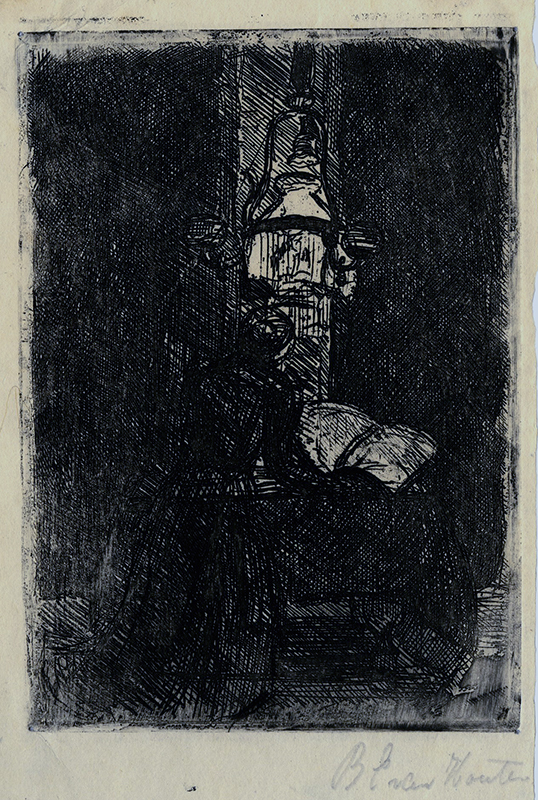 (Street vendor) by Barbara Elisabeth van Houten