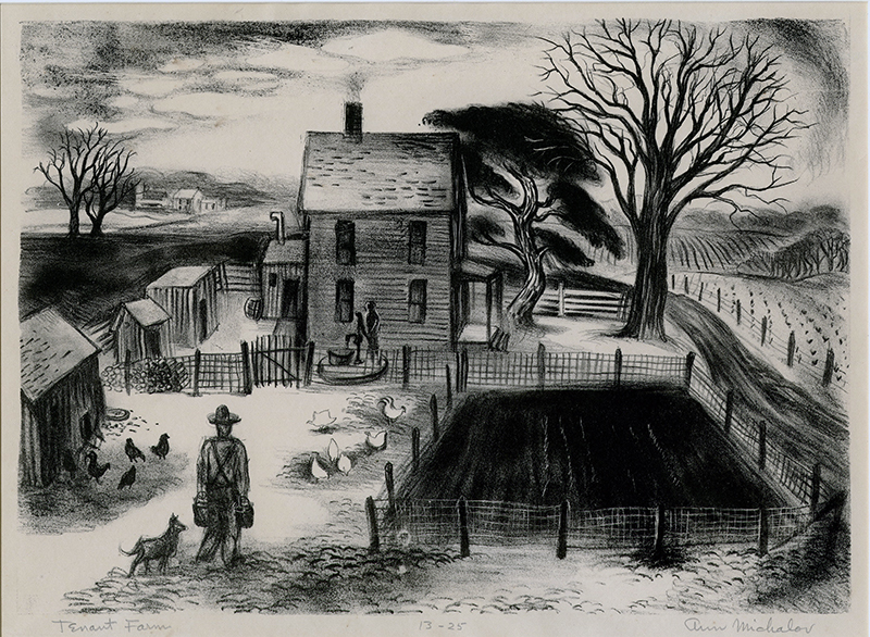 Tenant Farm (WPA) by Anne Michalov