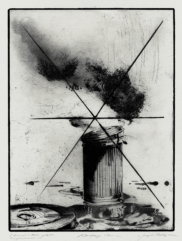 Garbage Can by Joseph Goldyne