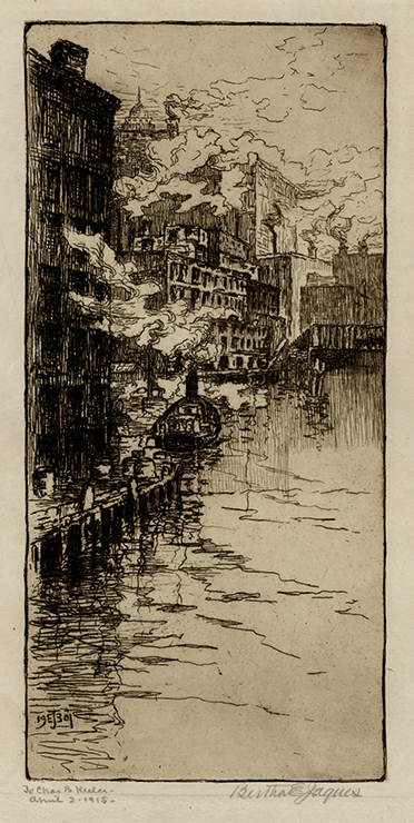 On the Chicago River by Bertha Evelyn Jaques