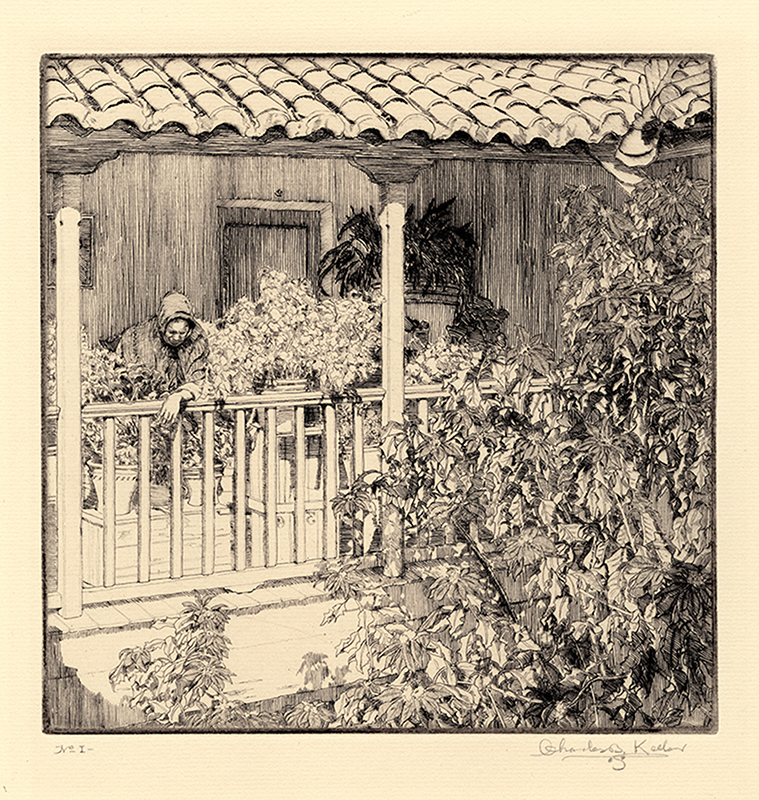 Christmas in Posada de los Gigantes, (Spain) by Charles B. Keeler