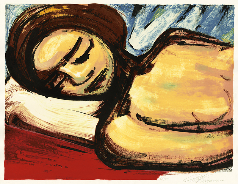 Reclining Woman (From the Mexican Masters Suite); aka: Reposo by David Alfaro Siqueiros