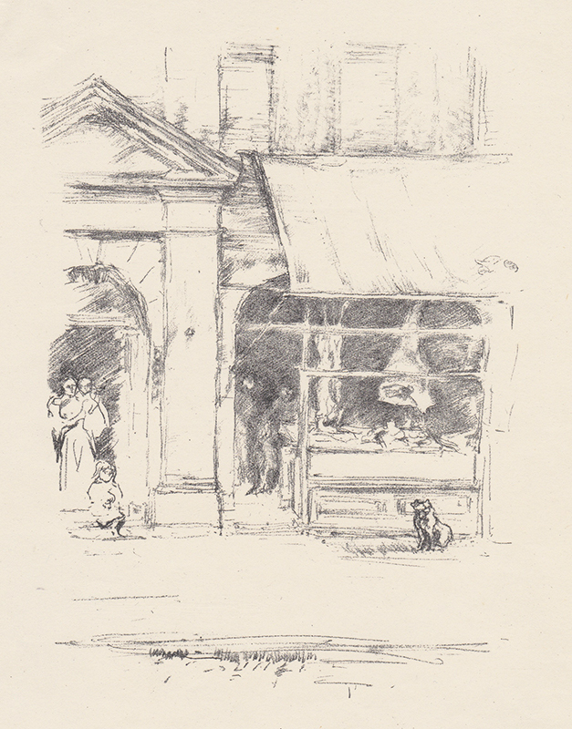 The Butchers Dog by James Abbott McNeill Whistler