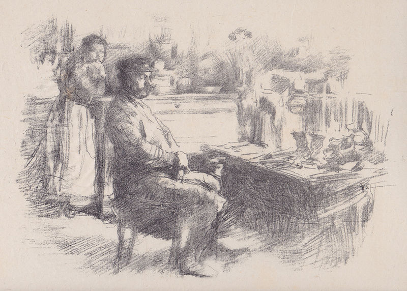 The Shoemaker by James Abbott McNeill Whistler