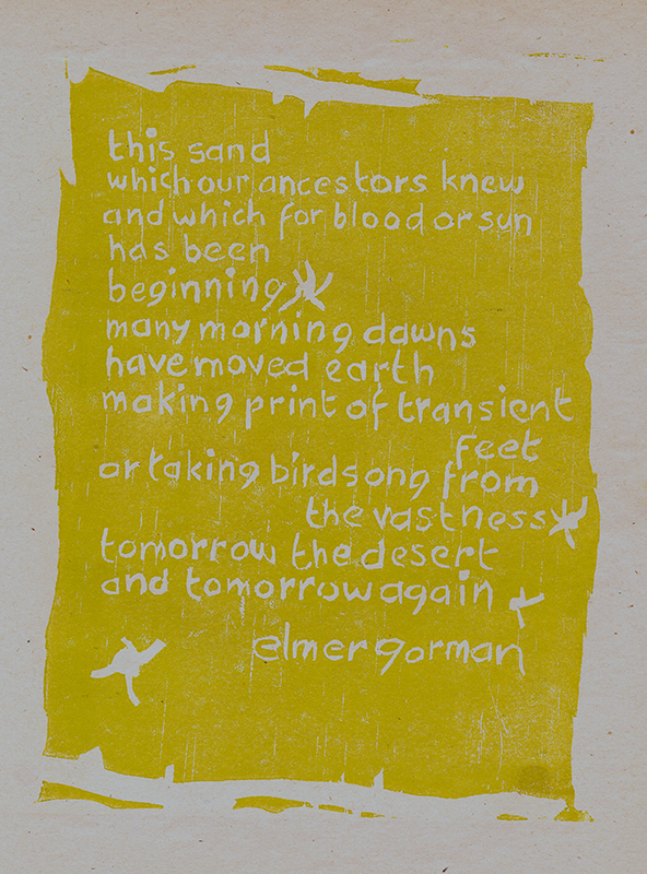 Prints in the Desert - New Mexico (a portfolio) by Adja Yunkers