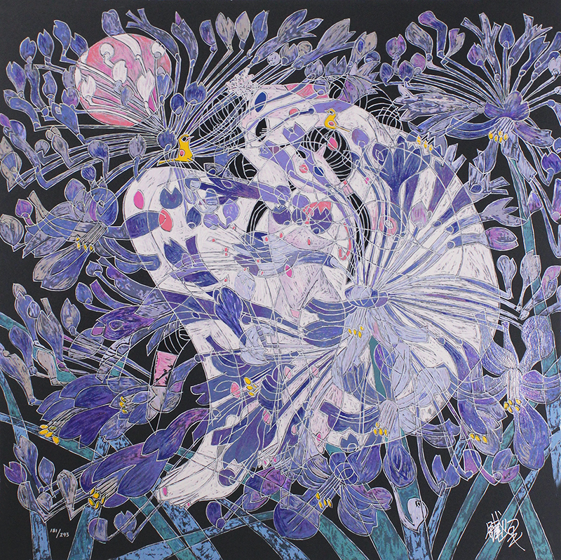The Flower Suite (Radiant Violet) by Jiang Tiefeng