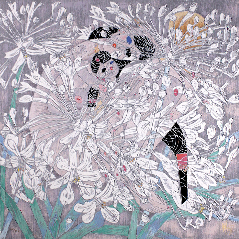 The Flower Suite (Little White Flowers) by Jiang Tiefeng