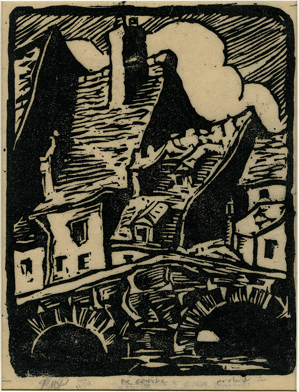 Der Brücke (The Bridge) by Max Pechstein