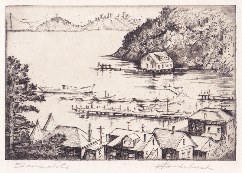 Sausalito by Harriet Gene Roudebush