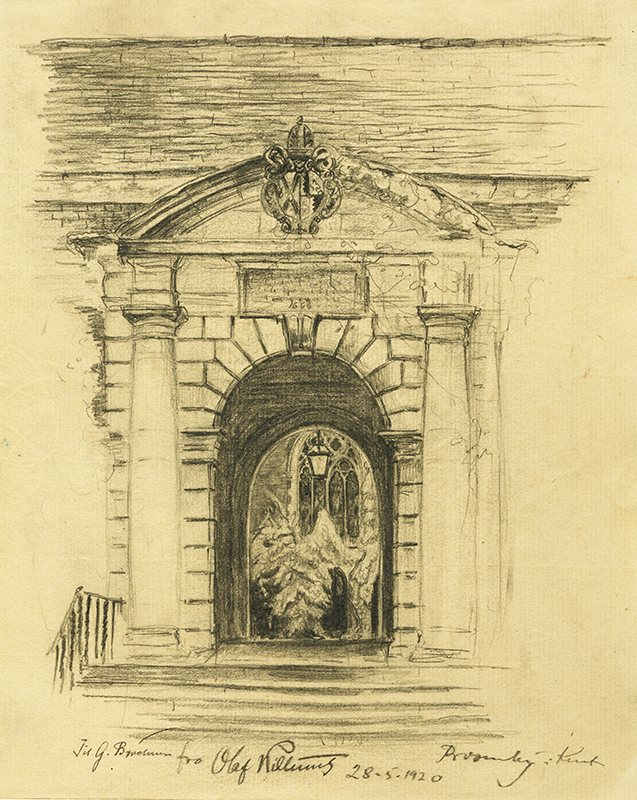 Entrance in Kent by Olaf Abrahamsen Willums