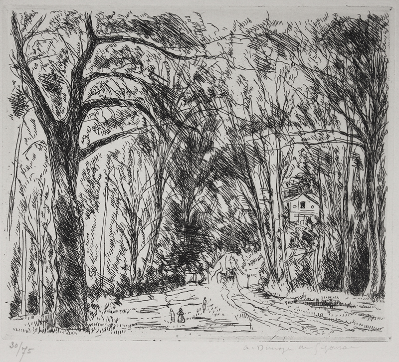 Le gros chêne à chaville (The Great Oak at Chaville) by Andre Dunoyer De Segonzac