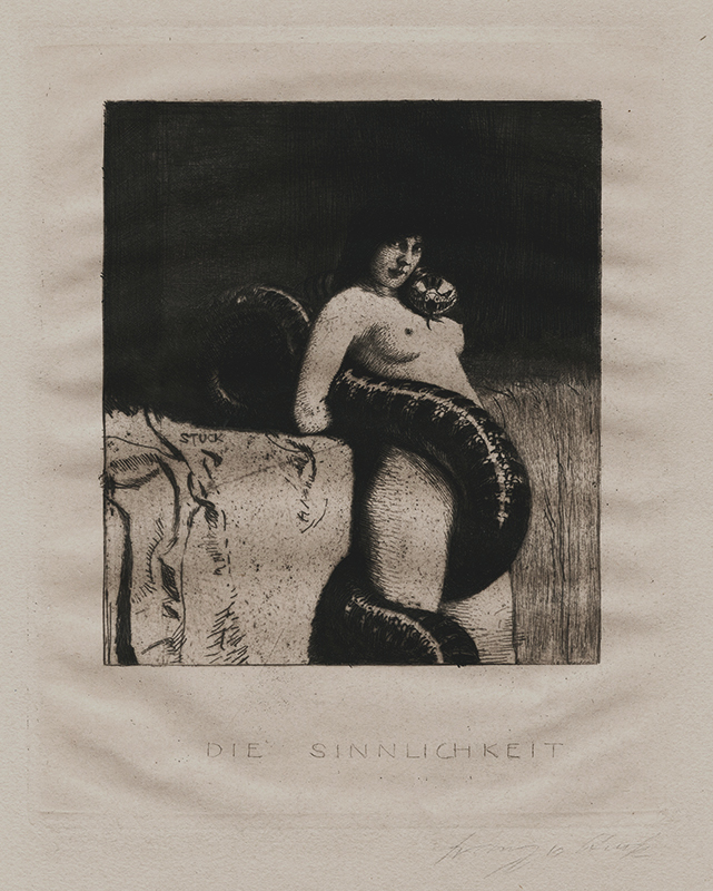 Die Sinnlichkeit (Sensuality) by Franz von Stuck