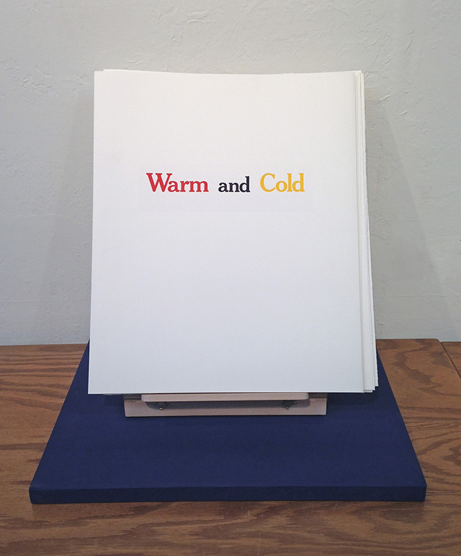 Warm and Cold (portfolio, in collaboration with David Mamet) by Donald Sultan