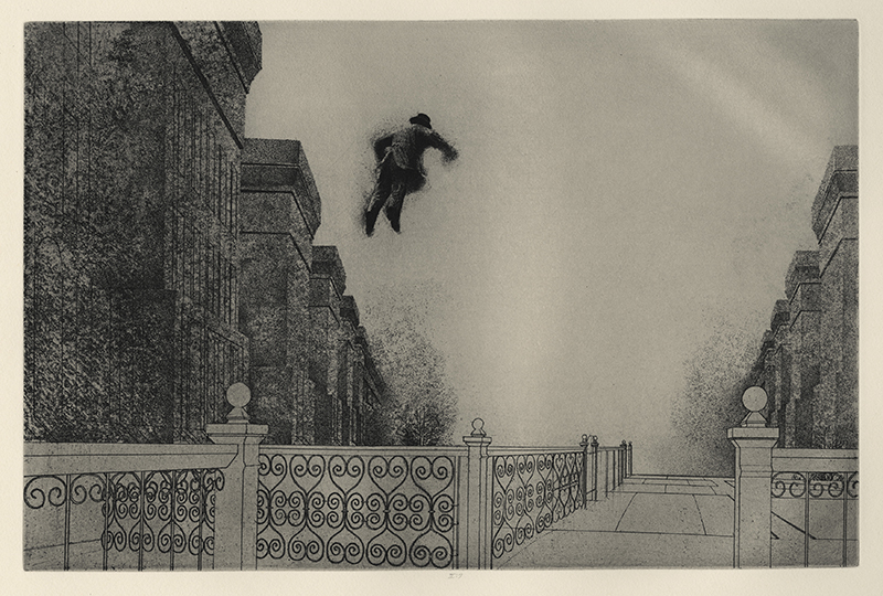 The Jolly Corner - Portfolio of 21 etchings illustrating the novel by Henry James by Peter Milton