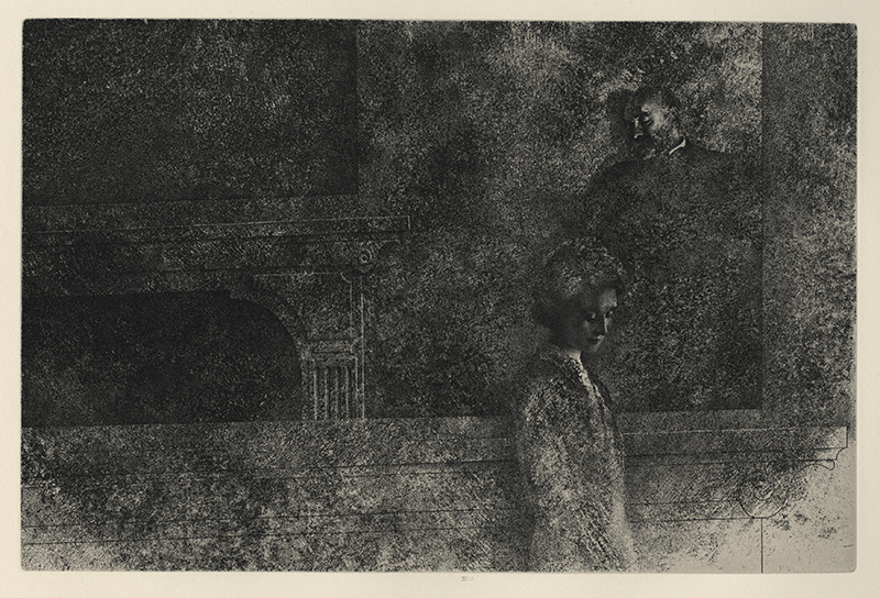 The Jolly Corner - Portfolio of 21 etchings illustrating the novel by Henry James by Peter Milton
