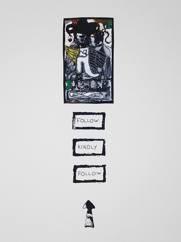 Follow / Kindly / Follow - from the Tarot Series by Fred Martin